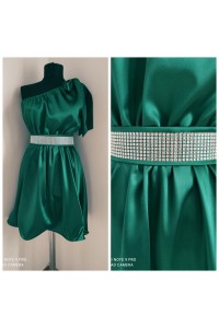 rochie cleopatra scurta verde 